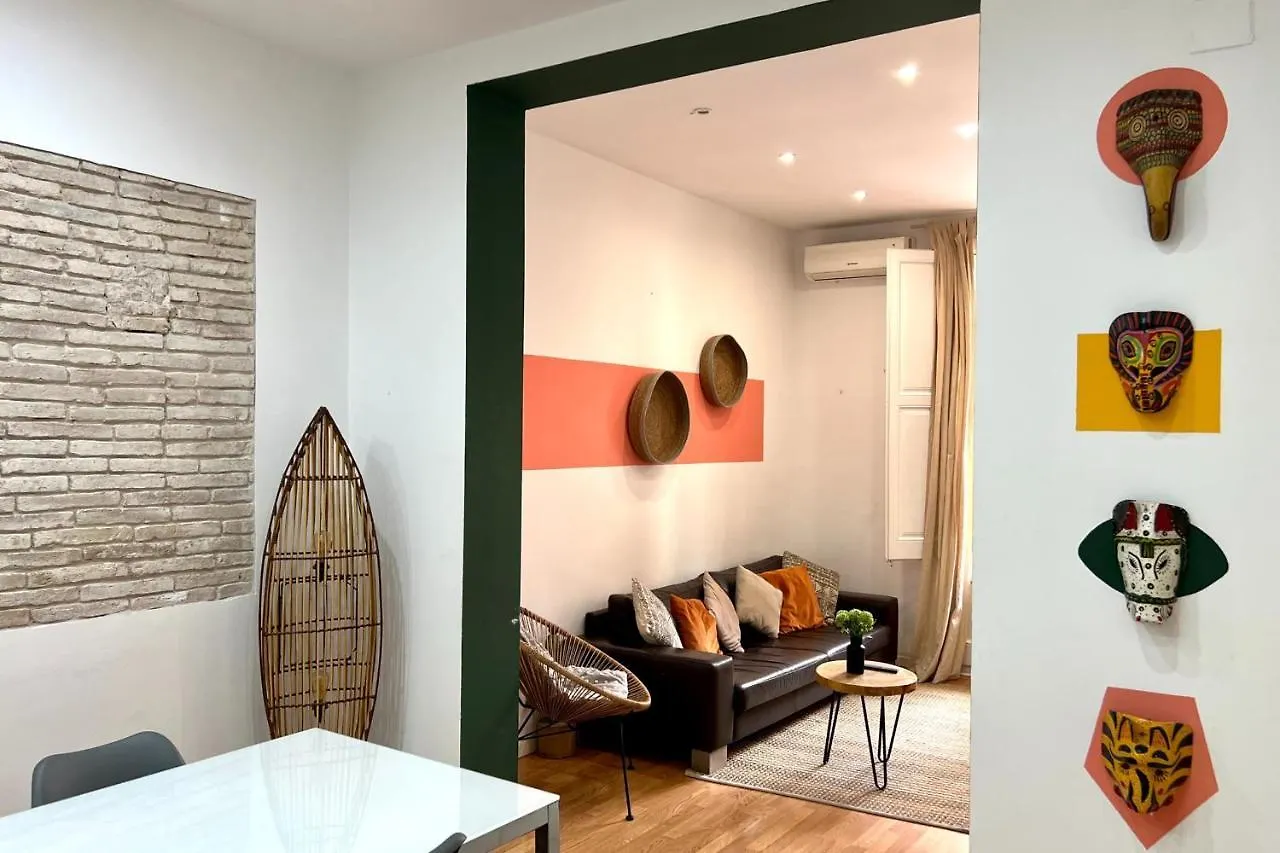 Centric 2 Bedroom Apartment With A Private Lovely Terrace برشلونة 0*,  إسبانيا